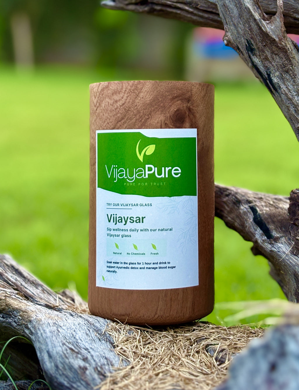 VijayaPure | Herbal Vijaysar Tumbler for Sugar Balance – 300ml
