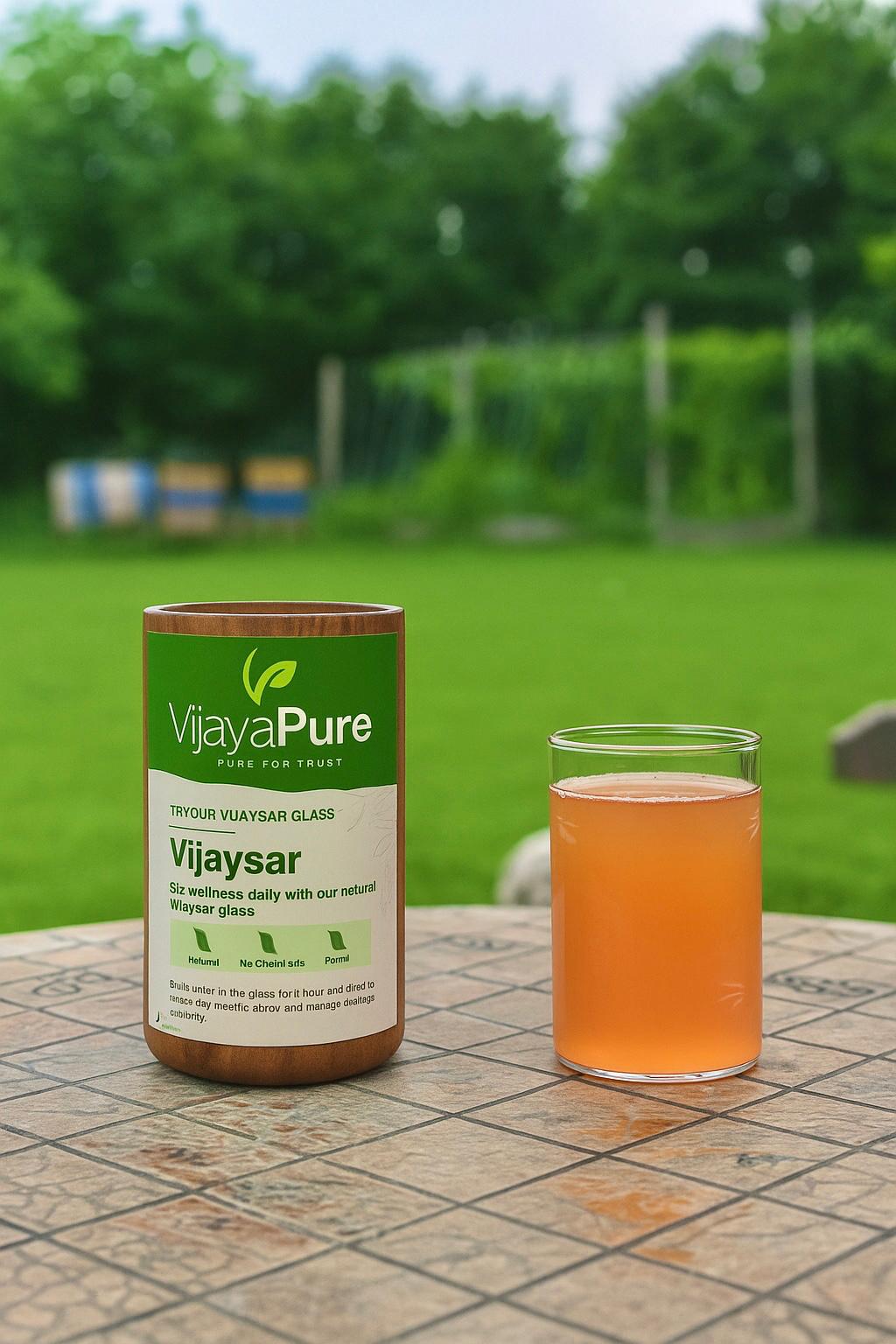 VijayaPure| Herbal Vijaysar Tumblar for Sugar Balance