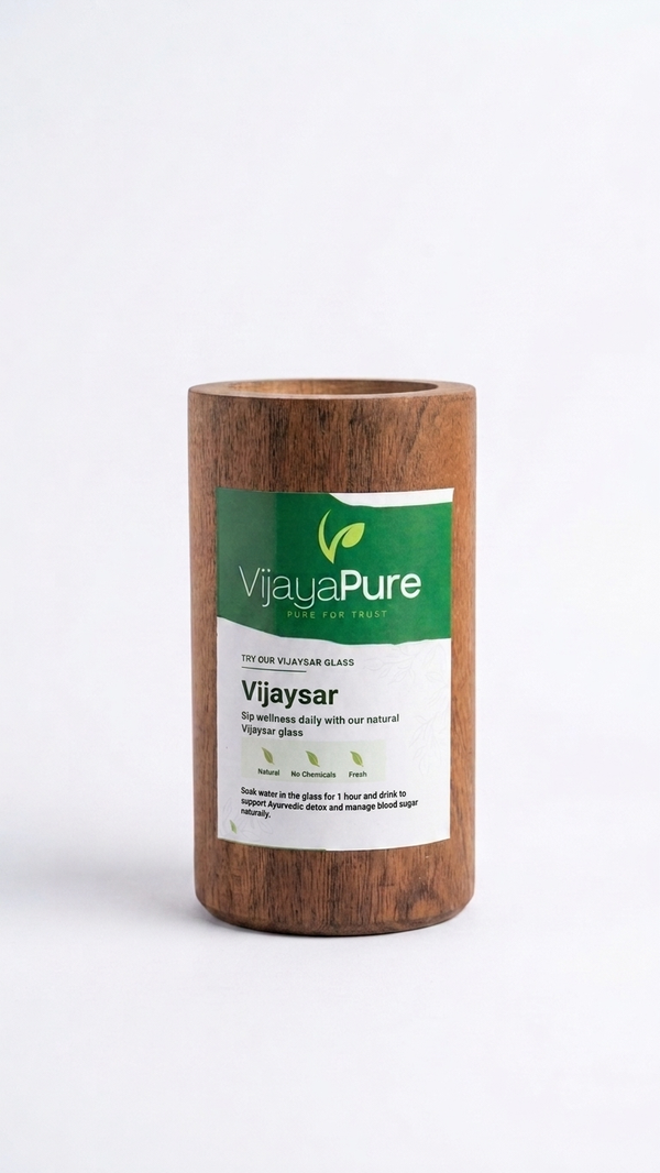 VijayaPure | Herbal Vijaysar Tumbler for Sugar Balance – 300ml